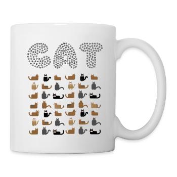KATZE - Tasse - Weiß - Rechts