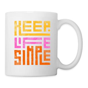 Keep Life Simple - Mug - white - Right