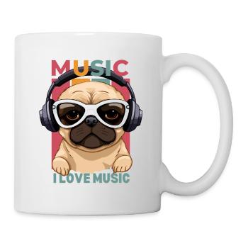 I love music - Tasse - Weiß - Rechts
