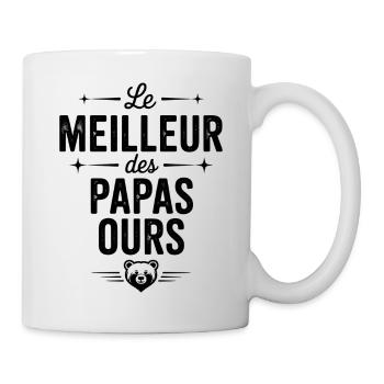 Le meilleur des papas ours - Mug blanc - blanc - Droite