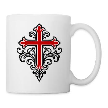 Cross Symbol Ornament - Mug - white - Right