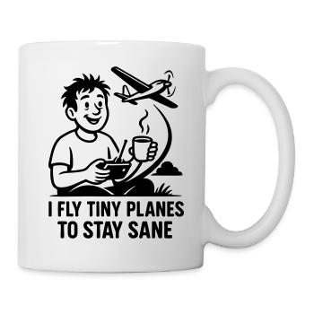0006 stay sane - Tasse - Weiß - Rechts