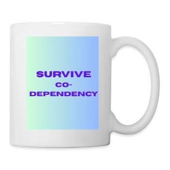 SURVIVE co dependency - Mug blanc - blanc - Droite
