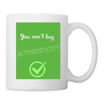 You cant buy authenticity - Mug blanc - blanc - Droite