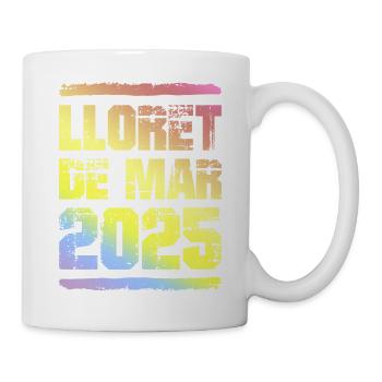 Lloret De Mar 2025 Bunt - Tasse - Weiß - Rechts