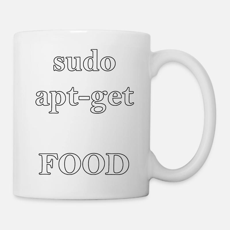 sudo apt-get FOOD - Mug - white