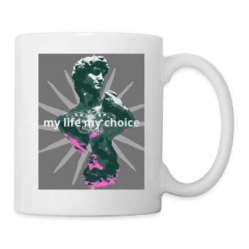 David - Mug blanc - blanc - Droite