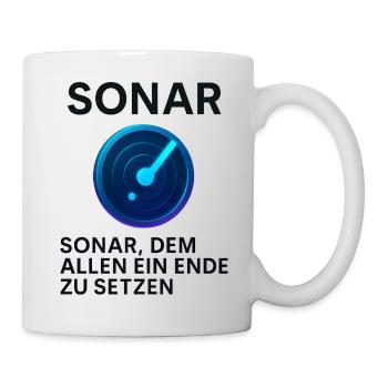 Sonar – Dem Allen ein Ende zu setzen - Tasse - Weiß - Rechts