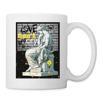 Ne pleure pas - Mug blanc - blanc - Droite