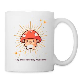 Winzig, aber Krötenverbündeter Awesome - Tasse - Weiß - Rechts