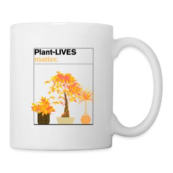 Plant LIVES matter - Mug - white - Right