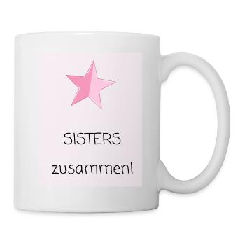 SISTERS zusammen - Mug blanc - blanc - Droite