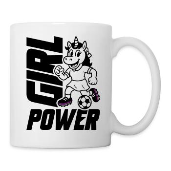 Soccer Unicorn Girl Power - Mug - white - Right