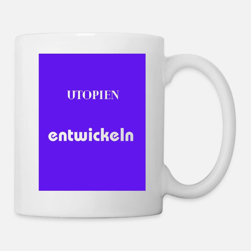 Utopian entwickeln - Mug - white