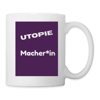 utopie macherin - Mug blanc - blanc - Droite