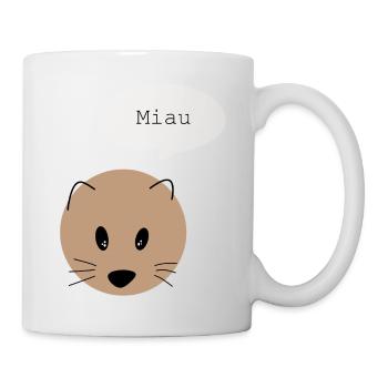 Meow moment – cat's gaze - Mug - white - Right