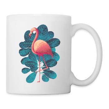 Flamingo - Tasse - Weiß - Rechts