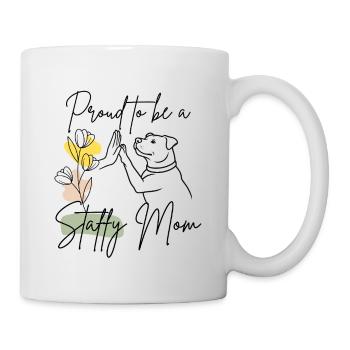 Staffordshire Terrier-Hunde Mama - Tasse - Weiß - Rechts