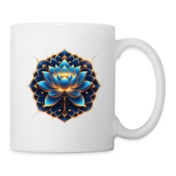 Lotus Harmony -- Beauty in Silence - Mug - white - Right