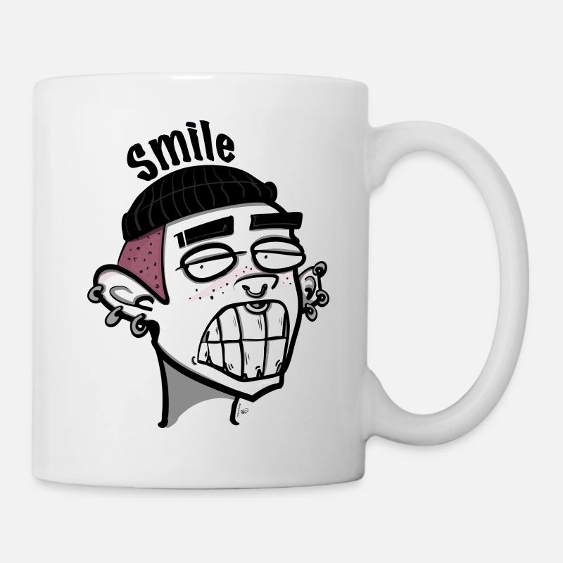 Sourire - Mug blanc - blanc