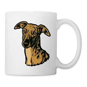 Galgo Español – Stolz & Schönheit - Tasse - Weiß - Rechts