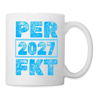 Perfektioniert 2027 - Tasse - Weiß - Rechts