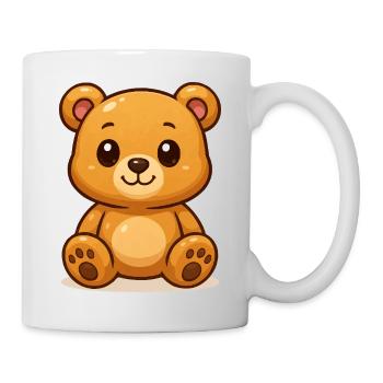 Teddybär - Tasse - Weiß - Rechts