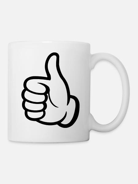 like hand - Tasse - Weiß