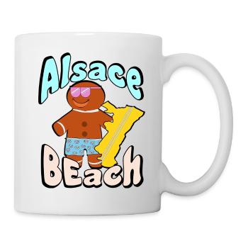 Alsace Beach - Mug - white - Right