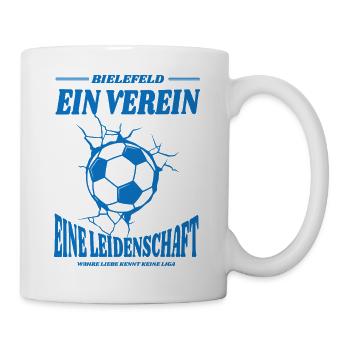 Gelsenkirchen Fußball Spruch Geschenk - Tasse - Weiß - Rechts