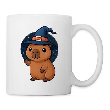 Halloween Capybara Wizard Costume Gift - Mug - white - Right
