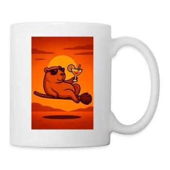 Halloween Capybara Summer Gift - Mug - white - Right