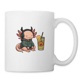 Halloween Axolotl Disguise Gift - Mug - white - Right