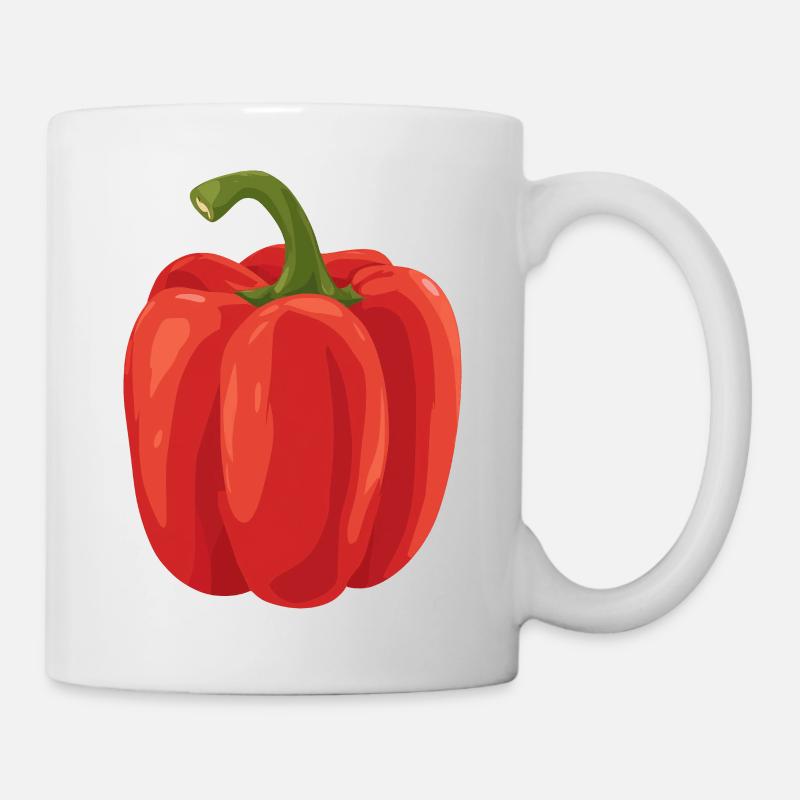 red bell pepper - Mug - white
