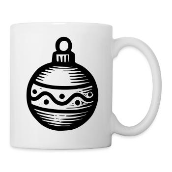 Boule de Noel - Mug blanc - blanc - Droite