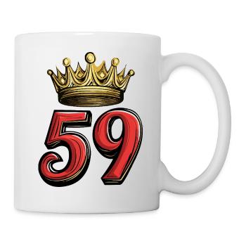 59 Number Krone - Mug - white - Right