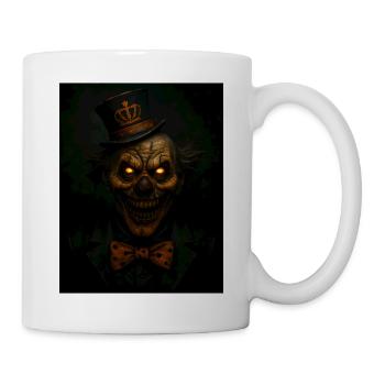 Cadeau d’Halloween Clown effrayant - Mug blanc - blanc - Droite