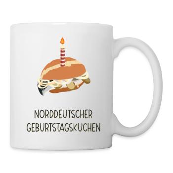 North German Birthday Cake - Mug - white - Right