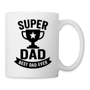 Super Dad Trophy Design - Mug - white - Right