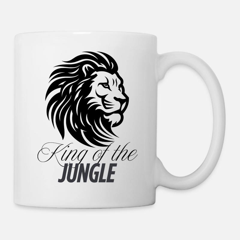King_of_the_jungle - Mug blanc - blanc