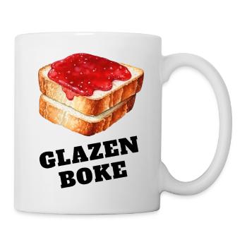 VERRE DE BŒUF (sandwich à la confiture). Chemise dialecte - Mug blanc - blanc - Droite