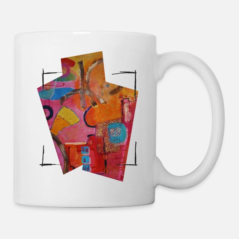 Colorful Abstract Art for Creative Fashion - Mug - white