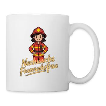 Futur pompier – Style jeune - Mug blanc - blanc - Droite