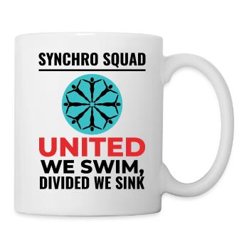 United We Swim Divided We Sink Synchro Squad  - Mug - white - Right