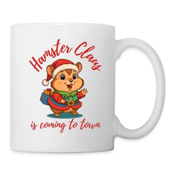 Hamster Claus - Tasse - Weiß - Rechts
