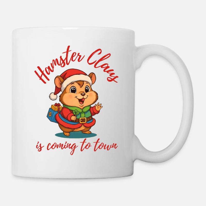 Hamster Claus - Tasse - Weiß