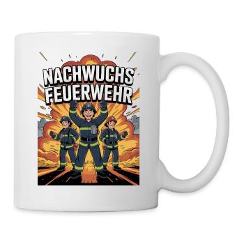 Jeunes pompiers – pour les enfants - Mug blanc - blanc - Droite