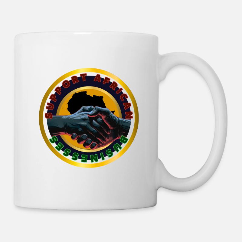 Support African Businesses - Mug - white