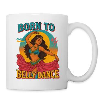 Danse du ventre inspiré Illustration Boho - Mug blanc - blanc - Droite