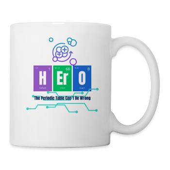 Periodic table and atoms - Mug - white - Right